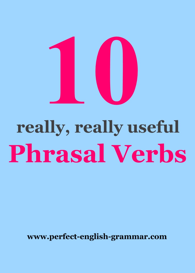 English Phrasal Verbs Advanced Exercises