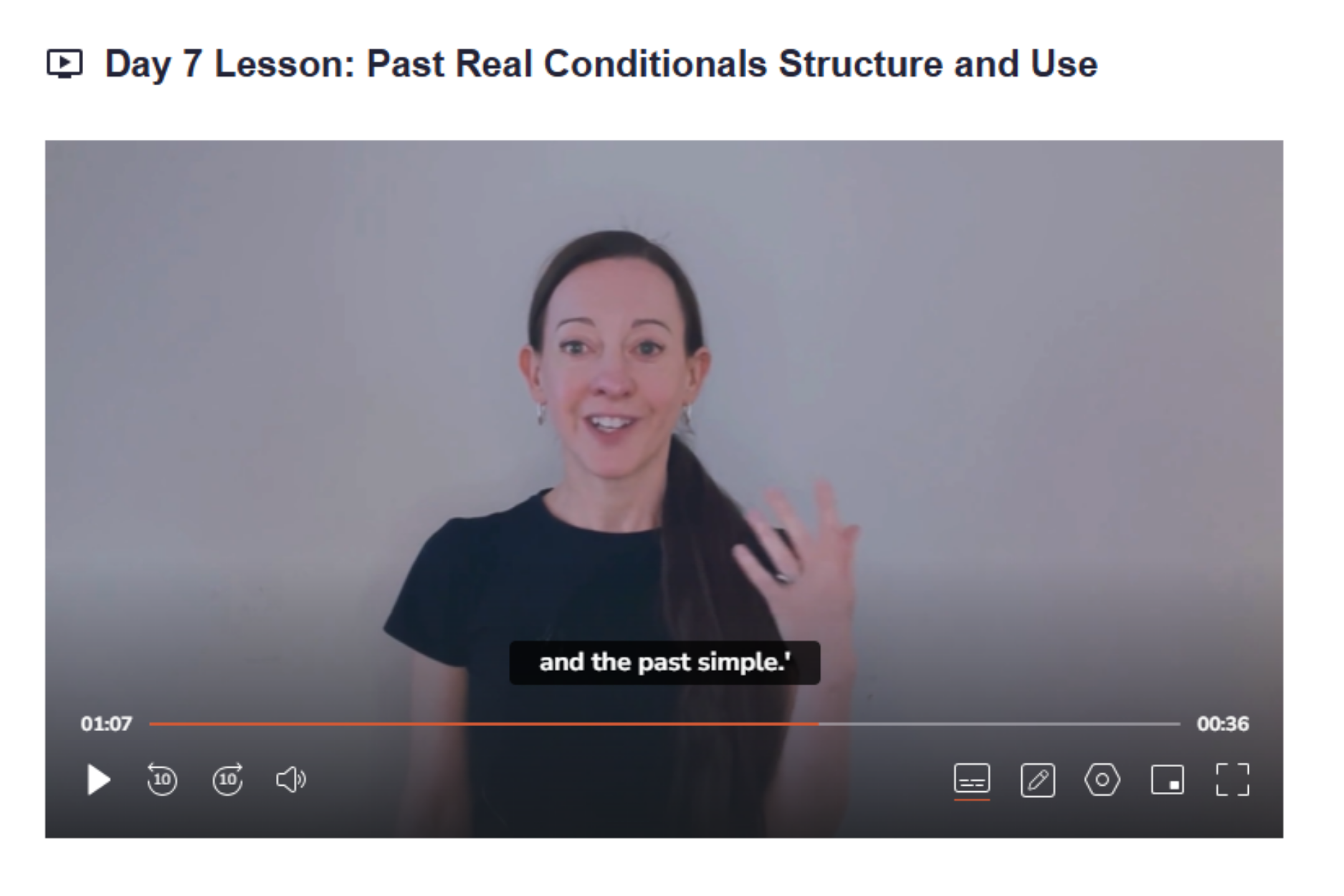 conditionals video preview