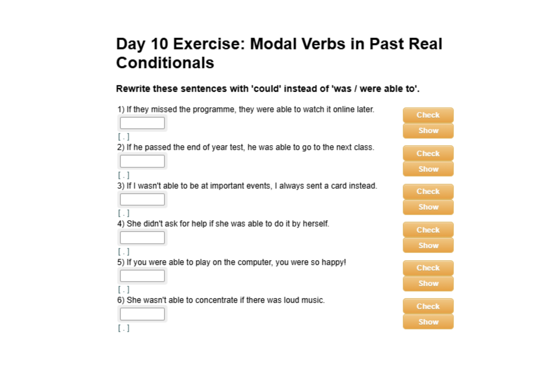 conditionals video preview