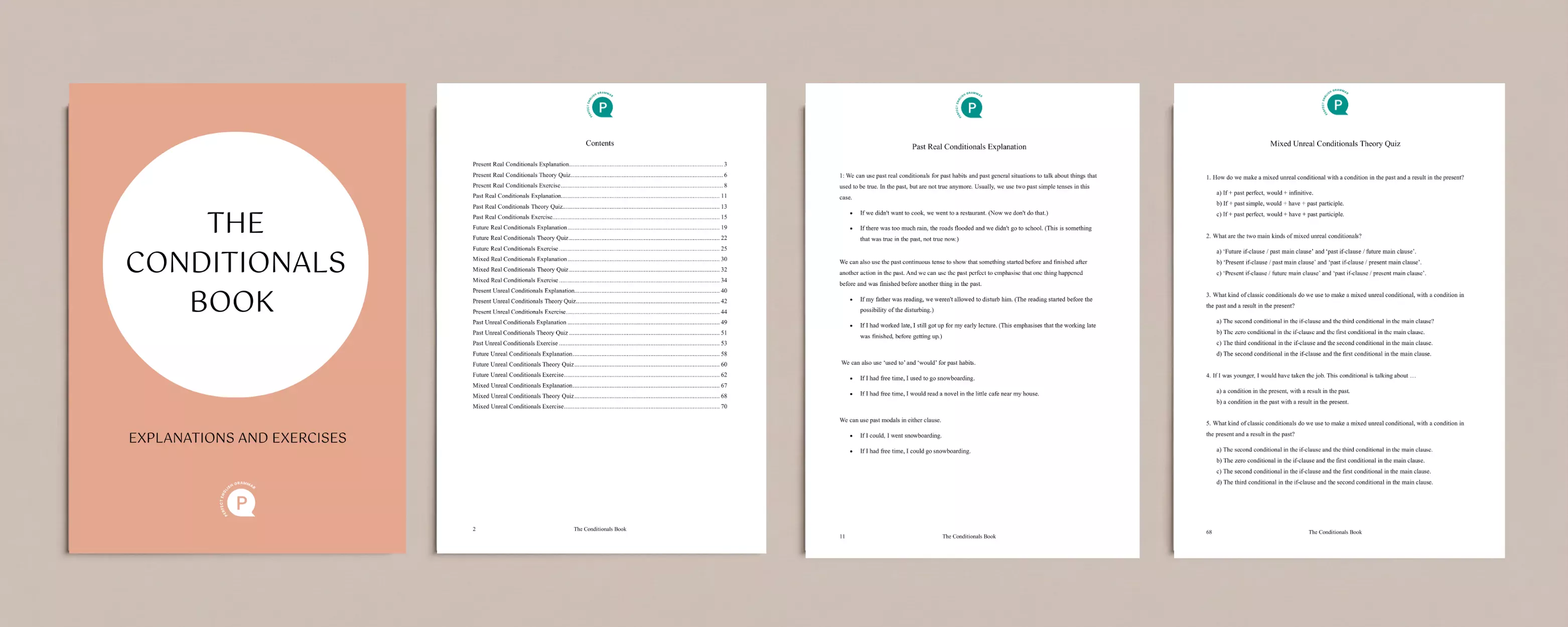 Interior pages of the conditionals book