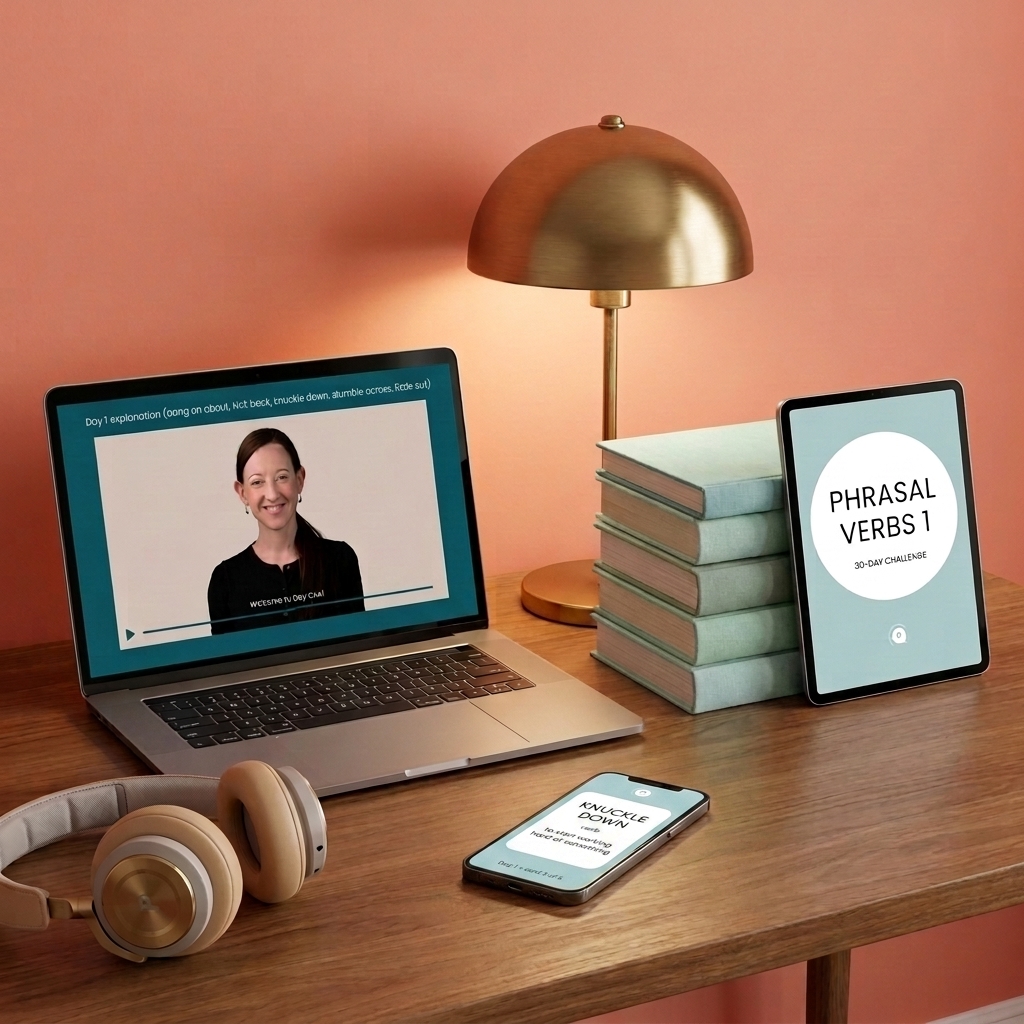 Phrasal Verbs Challenge on multiple devices