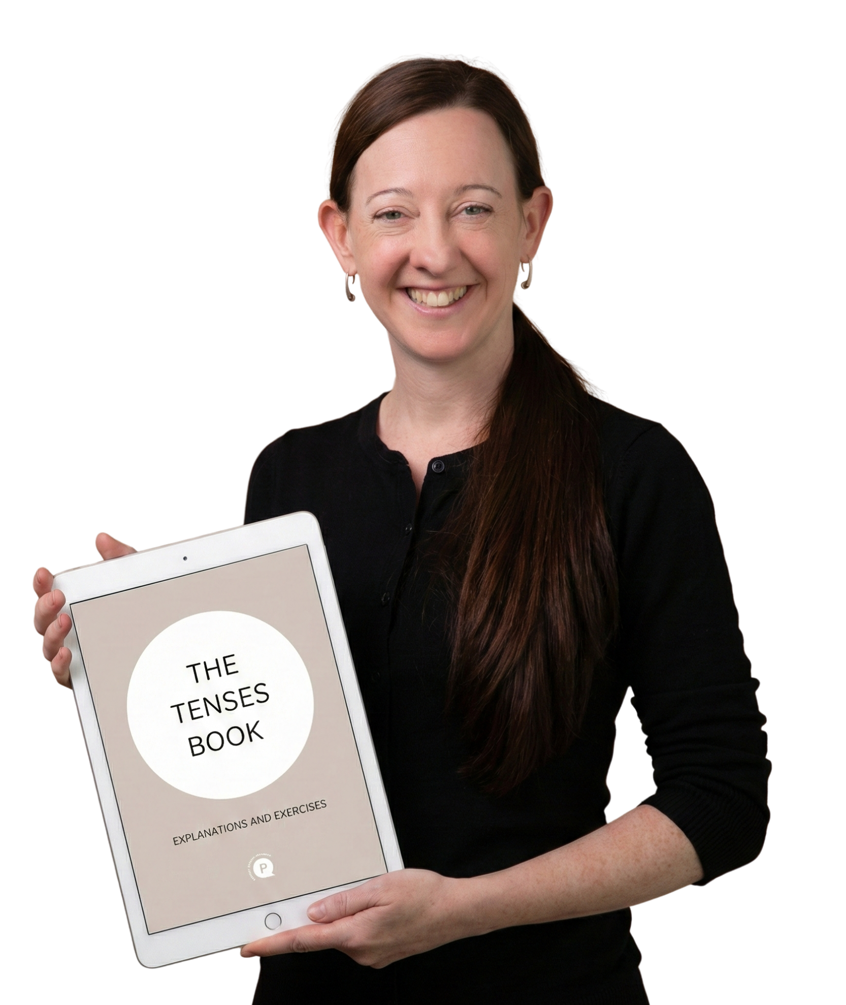 Seonaid holding a book