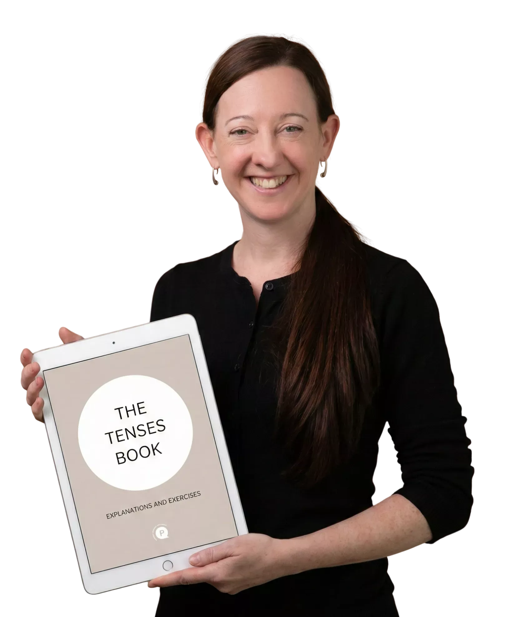 Seonaid holding a book