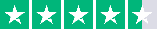 4.5 out of 5 stars on Trustpilot